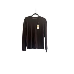 NWT Joseph Abboud Crewneck Long Sleeve Brown Sweatshirt Sweater Size S